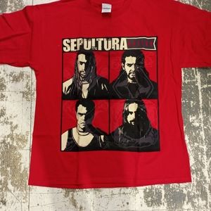 Seputura red 2 sided official tee
